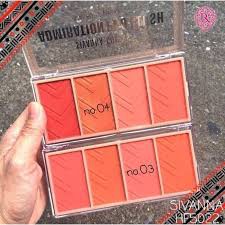 {Thái Lan] Bảng Má Hồng Sivanna Colors Admiration Pro Blush HF5022