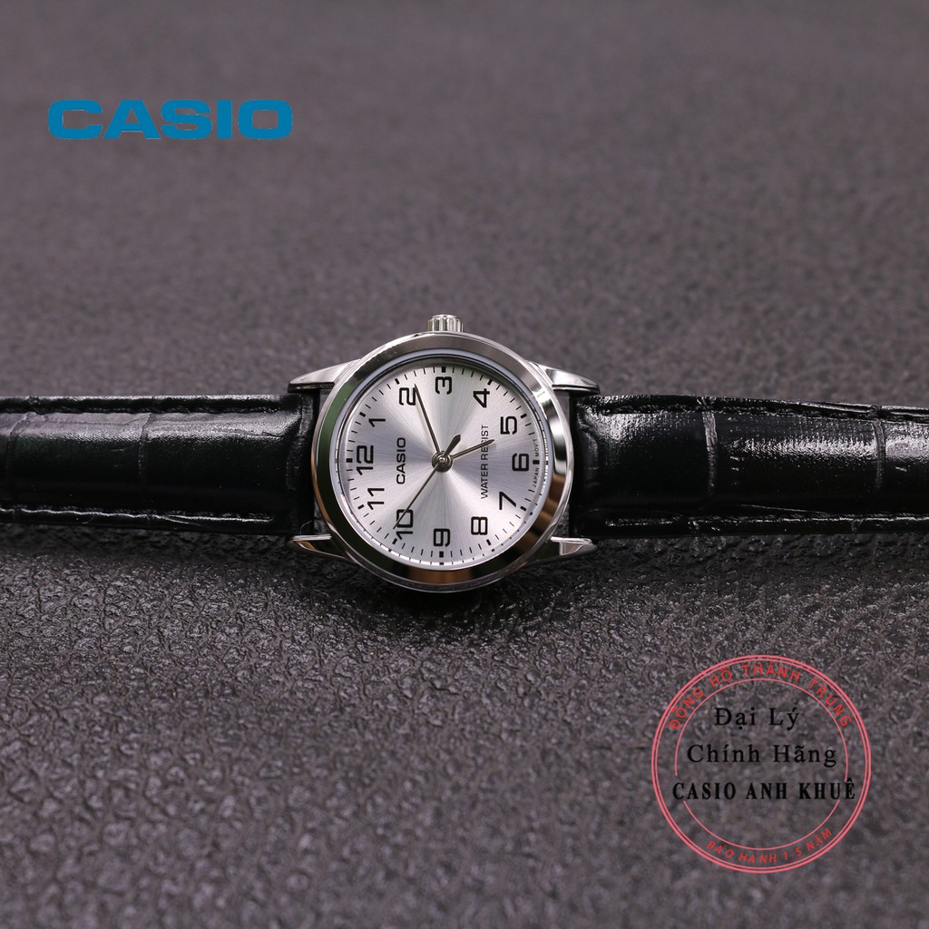 Đồng hồ đôi Casio MTP-V001L-7BUDF & LTP-V001L-7BUDF dây da