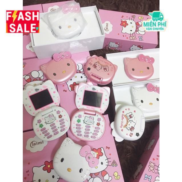 [Mã 267ELSALE hoàn 7% đơn 300K] Điện thoại Kitty 2 sim siêu xinh