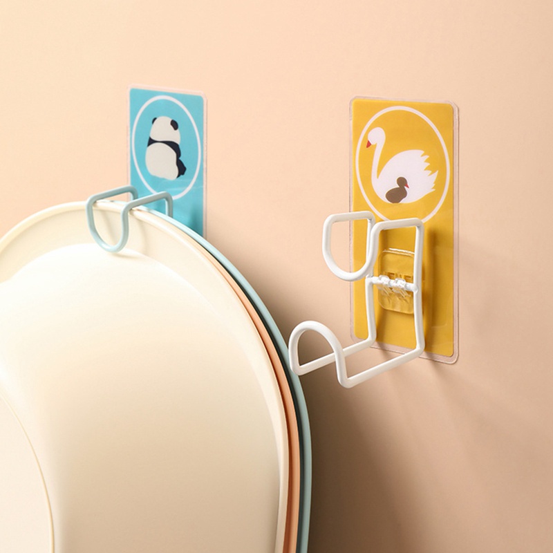 Hoạt Hình Móc Treo Đồ Gắn Tường Bằng Thép Không Gỉ Đa Năng Tiện Dụng Cho Nhà Tắm / Nhà Bếp