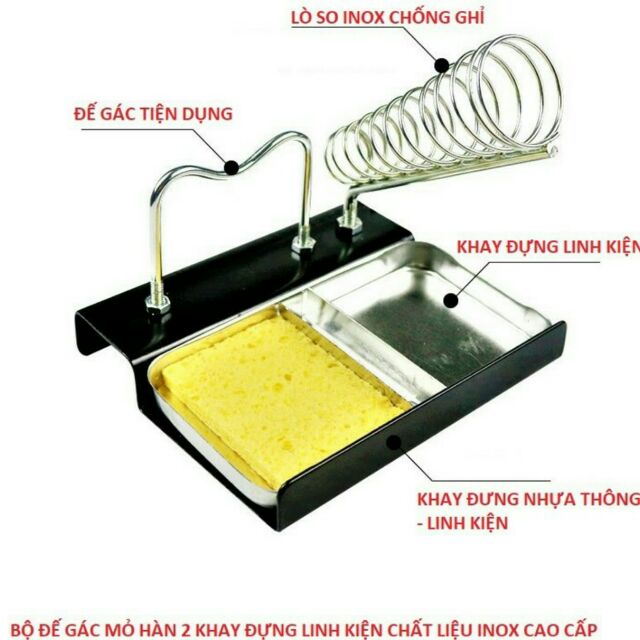 BỘ ĐẾ GÁC MỎ HÀN THIẾC NHIỆT CAO CẤP GIÚP TẢN NHIỆT NHANH