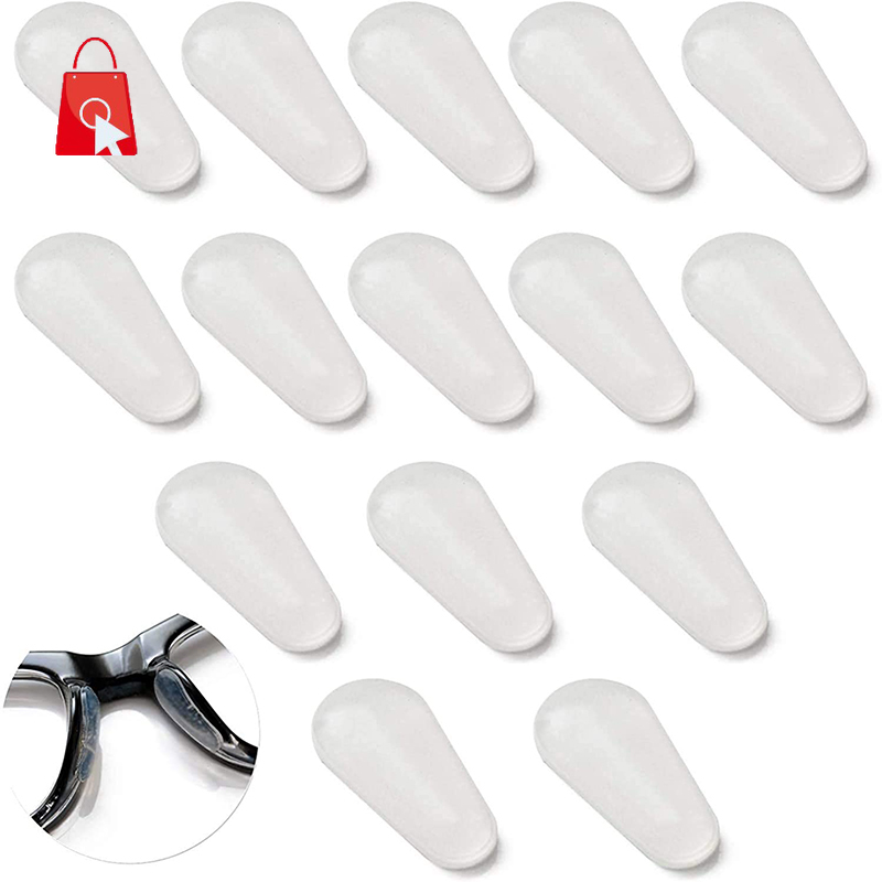 1 Cặp Đệm Mũi Silicon Chống Trượt Cho Mắt Kính JP1