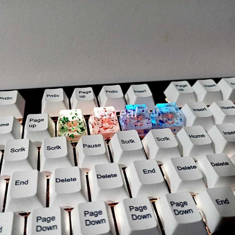 1 nắp bọc phím bấm R4 bằng nhựa Resin nhuộm màu độc đáo DIY