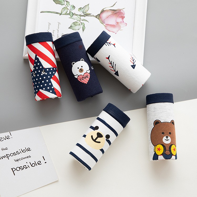 Quần lót nữ cotton ngộ nghĩnh rẻ đẹp thun lạnh dễ thương đúc không đường may QL40 | BigBuy360 - bigbuy360.vn