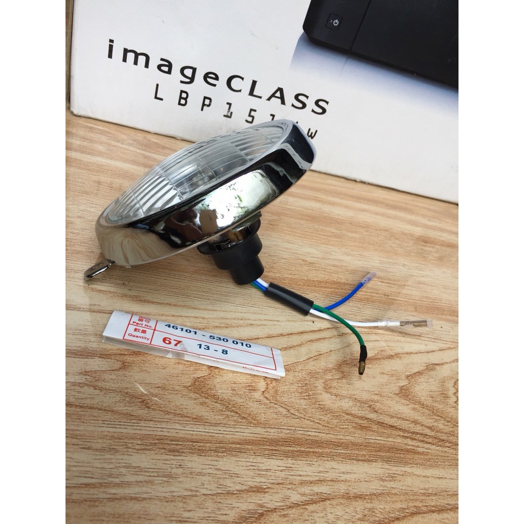 Chóa + kính + vòng kiềng xi đèn trước hàng thái xe honda 67