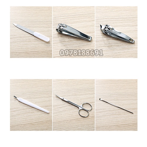 Bộ Cắt Móng Tay Mini Cho Bé Cao Cấp – Dụng Cụ/ Đồ Bấm Móng Tay 7 Món Đa Năng