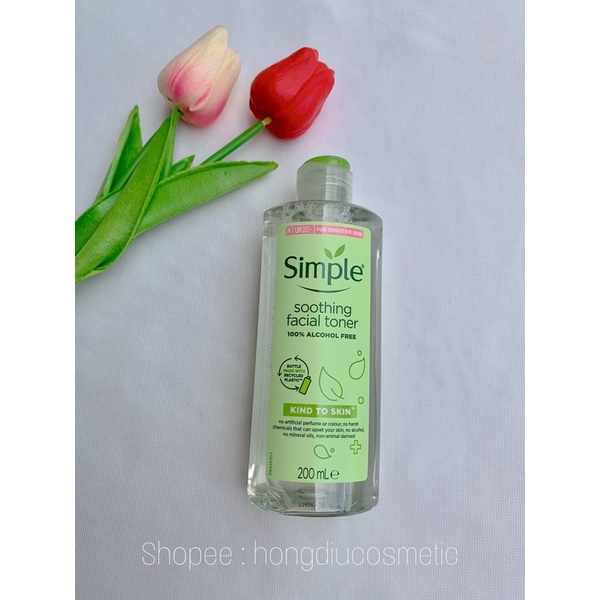 [Hàng có sẵn] Toner Simple 200ml