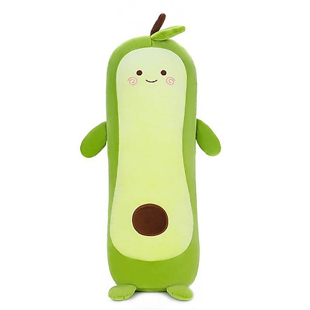 Gấu bông quả bơ dài, gối ôm hình quả bơ dễ tương dài size 45 - 80cm