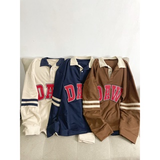 Áo Sweater nỉ thêu chữ, chất dày dặn form Unisex