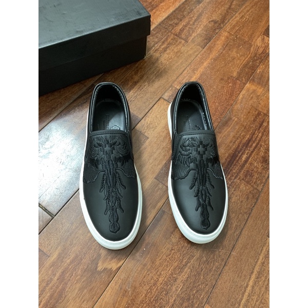 Giày lười nam, giày slipon da MAR CELO BURLON. Lót da, đế cao non khâu. Phối đồ đa phong cách