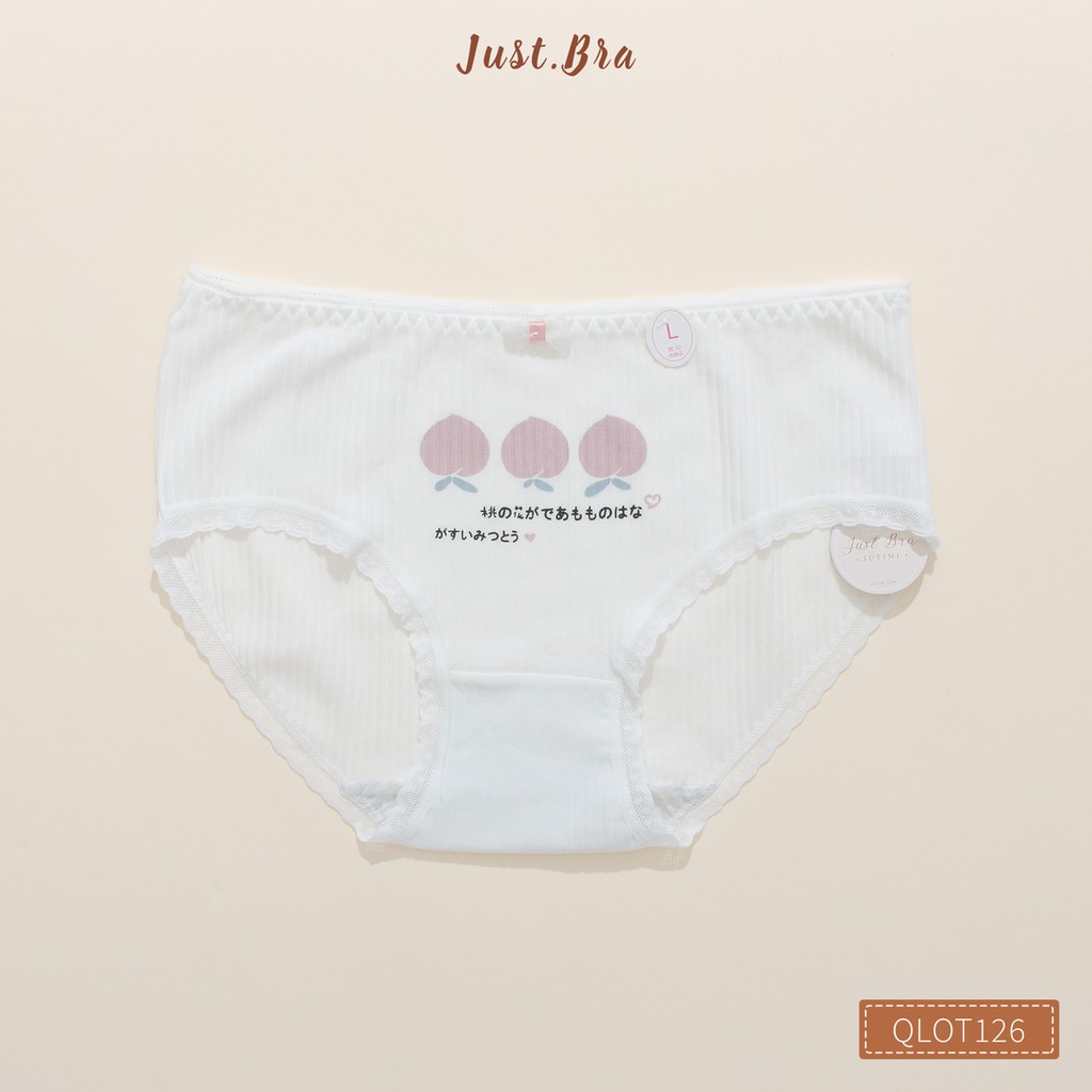 Quần lót  nữ Just Bra họa tiết xinh xắn, chất liệu cotton thoáng mátQLOT126 | BigBuy360 - bigbuy360.vn