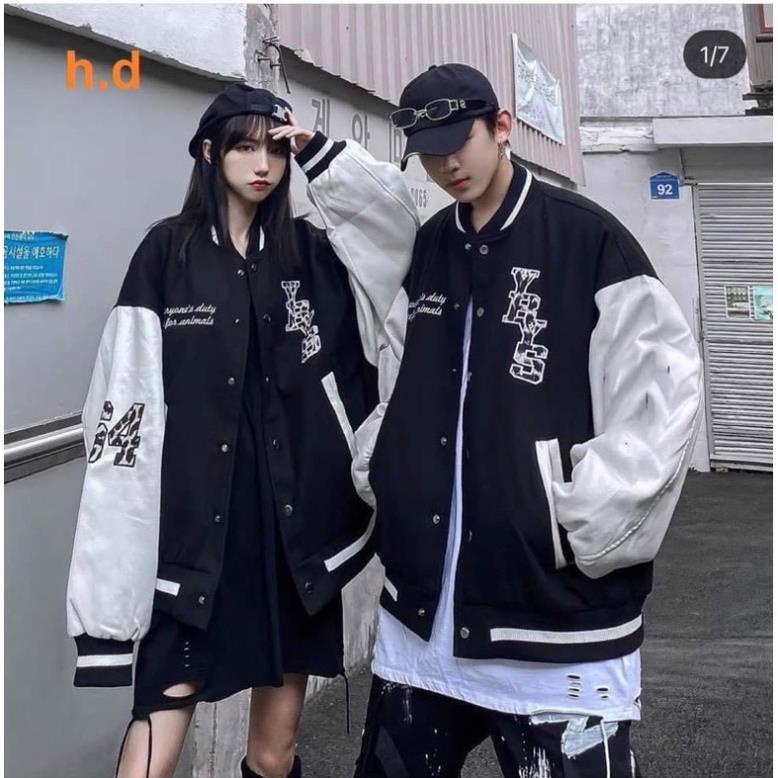 Áo bomber tay 64 YBY  phối tay trắng HD