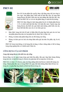 Phân Bón Lá Sinh Học PREV-B2