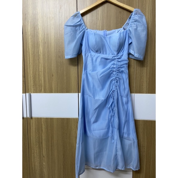 Thanh lý Đầm voan tơ nhún eo lót ngực New 100%