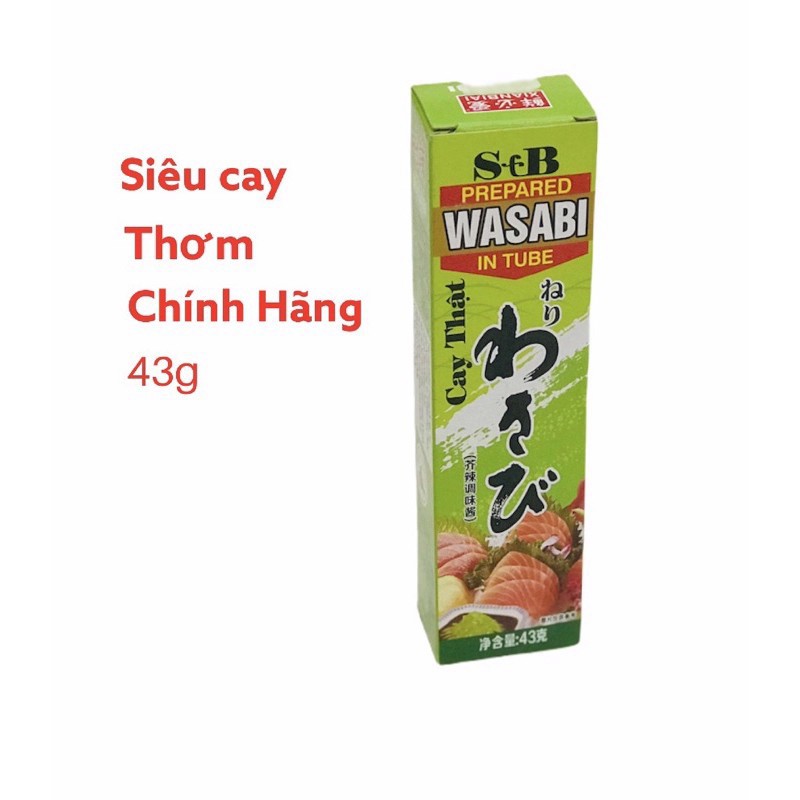 [CHẤT LƯƠNG CAO] lọ mù tạt wasabi SB siêu cay nhập khẩu - mù tạt wasabi