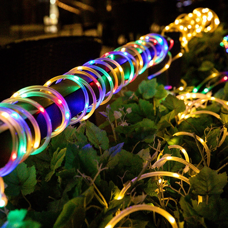 Outdoor LED Solar Light Waterproof Modern Lamp Christmas Wedding Party Decoration Solar Lighting【lyfs】