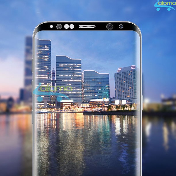 Kính cường lực 3D full màn AIBILI ABL-S8 cao cấp cho Galaxy S8 (Xanh San hô)