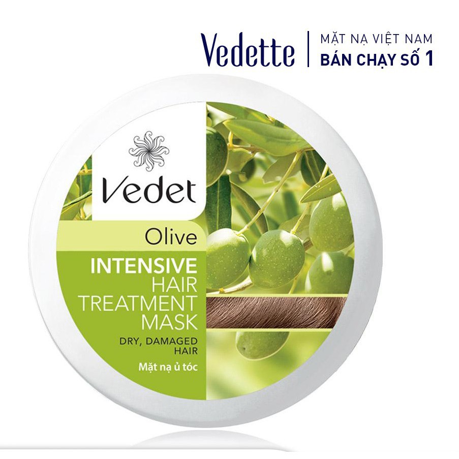 🥝 MẶT NẠ Ủ TÓC OLIVE 110g VEDETTE