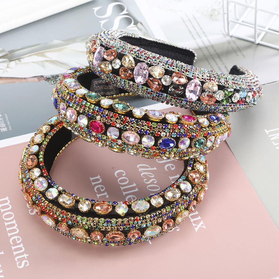 Băng Đô Cài Tóc Đính Đá Lấp Lánh Cho Nữ