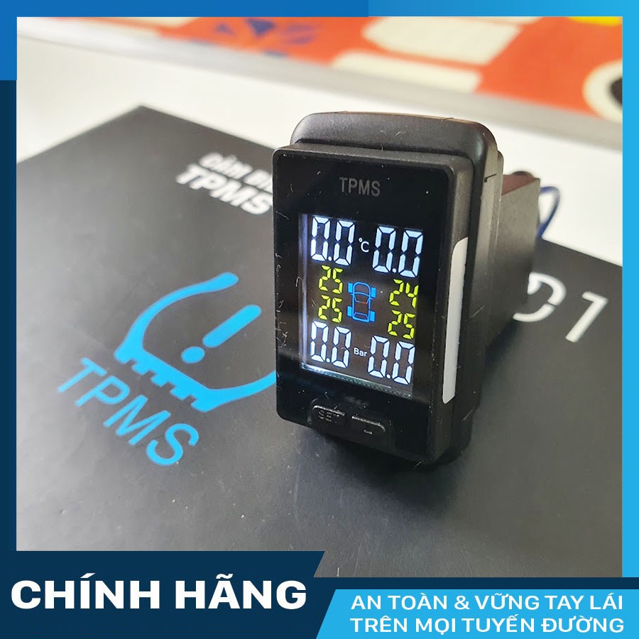 Cảm biến áp suất lốp theo xe Carcam TPMS TP 01