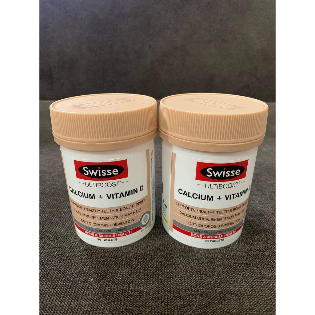 Swisse Ultiboost Calcium Vitamin D 90 Tablets