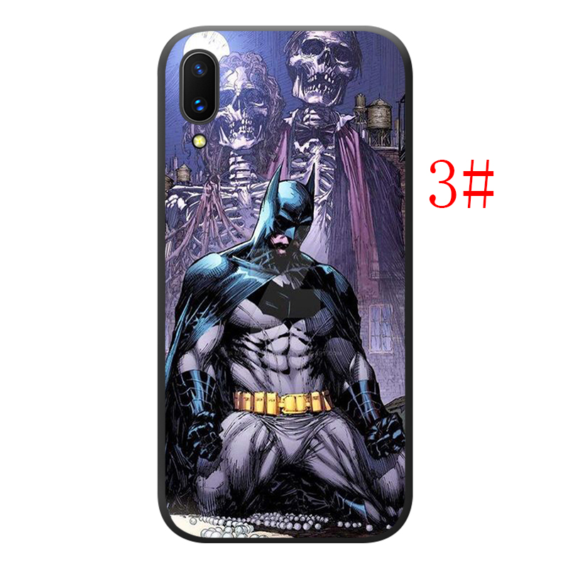 Ốp Lưng Silicone In Hình Biểu Tượng Siêu Anh Hùng Batman Cho Vivo Y5S Y11 Y11S Y12 Y15 Y17 Y19 Y20 Y20I Y20S Y30 Y50 Y70 2020