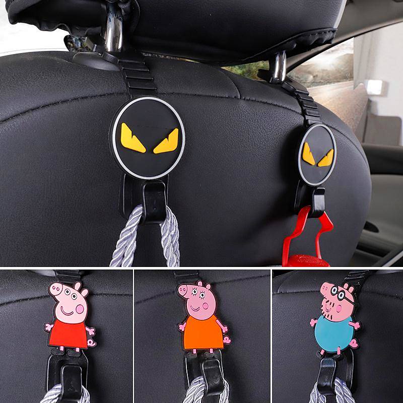 Car Hook Cute Cartoon Car Interior Seat Back Creative Multi-Functional Storage Indoor Hook Car Supplies Auto department store supplies