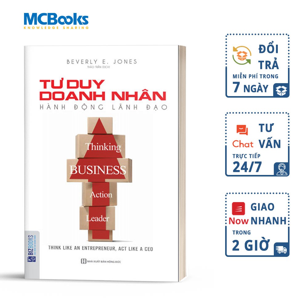 Sách - Tư Duy Doanh Nhân, Hành Động Lãnh Đạo - BizBooks