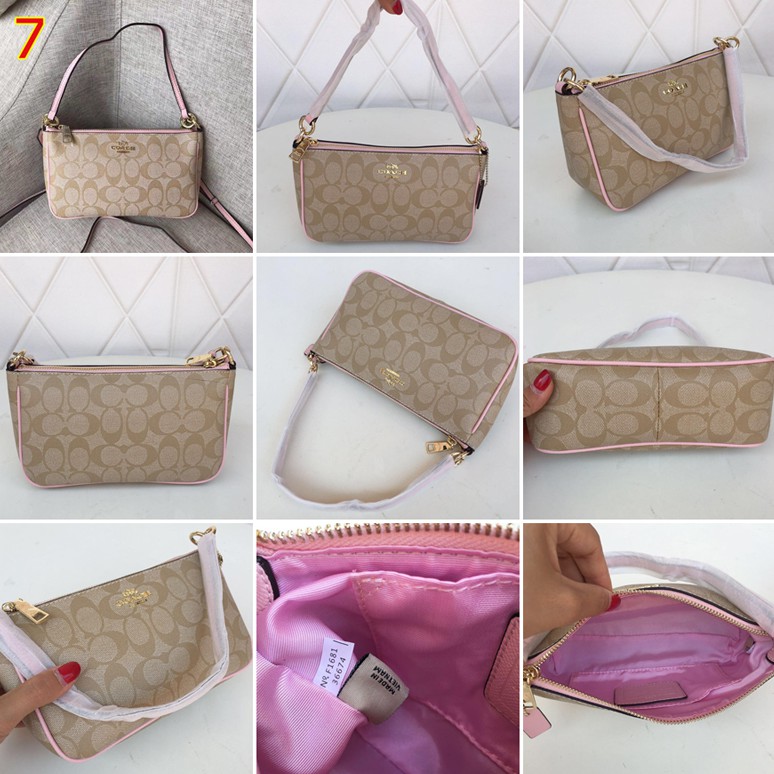 Coach f36674 Túi Xách mini Đeo Vai / Xách Tay Có Thể Tháo Rời Miễn Phí Cho Nữ