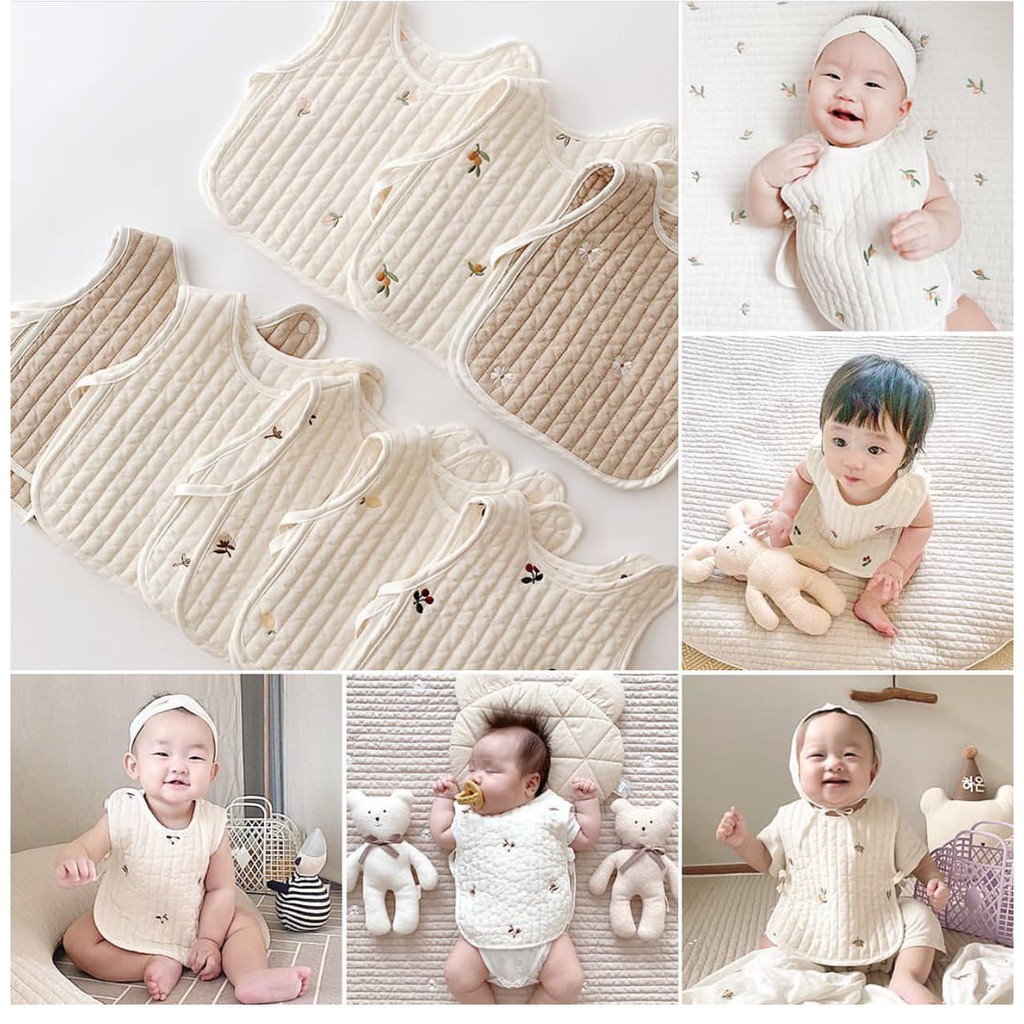 Áo Yếm Thêu Dot-To-Dot Hàn Quốc