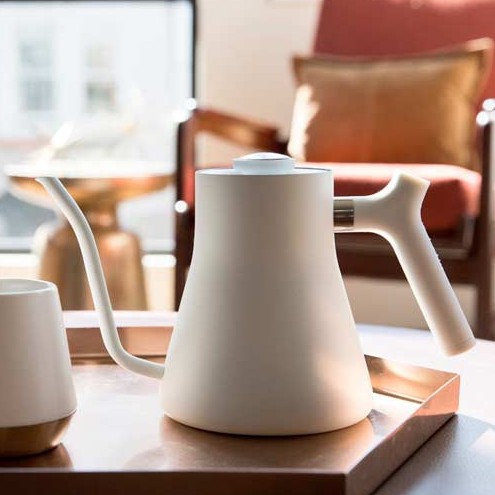 Ấm rót cà phê Fellow Kettle Stagg Pour-Over Kettle Màu trắng- 1.0 Lít