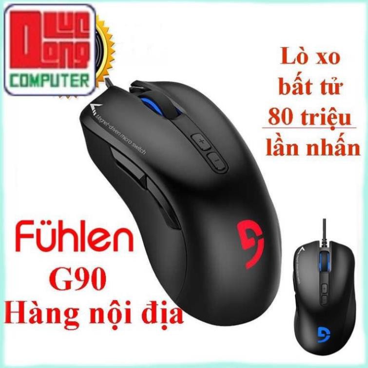 Chuột gaming Fuhlen G90 ♥️Freeship♥️ Giảm 30k khi nhập MAYT30 - Chuột chơi game giá rẻ Fuhlen G90 game thủ