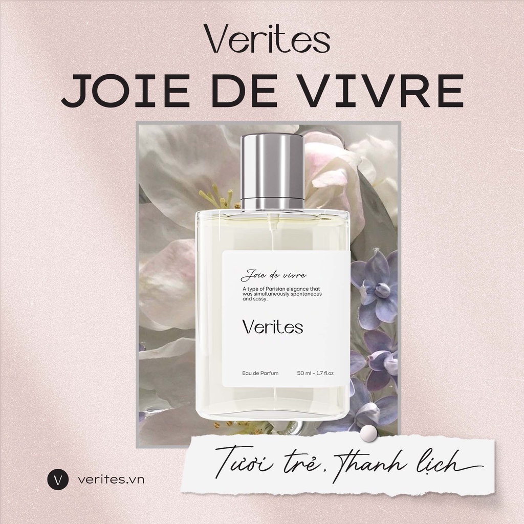 Nước hoa Nữ VERITES Joie De Vivre Thanh lịch, Trang nhã, Tinh tế 50ml