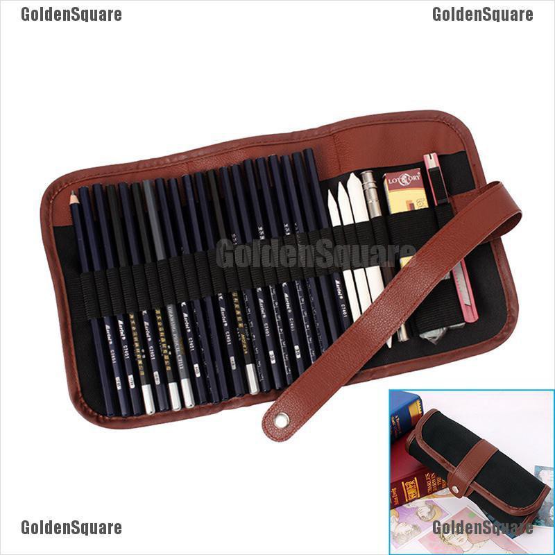 Bộ 24 Túi Đựng Bút Chì Kèm Phụ Kiện Ốp