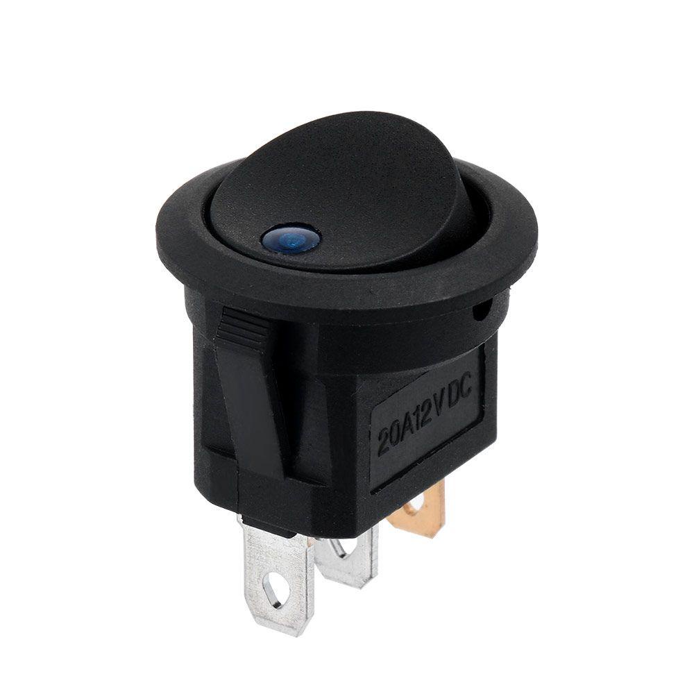 WTTLE Set 5 / 20 Công Tắc Bật / Tắt Bình Nước 20A / 12V 3PIN ON / OFF Cho Tàu Thuyền