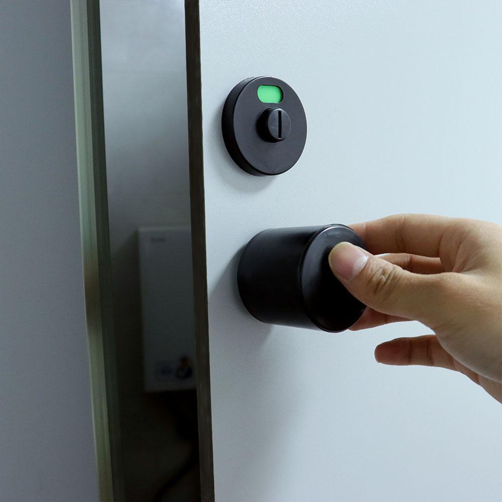 Bộ 2 Tay Nắm Cửa Tròn Màu Đen Chất Lượng Cao