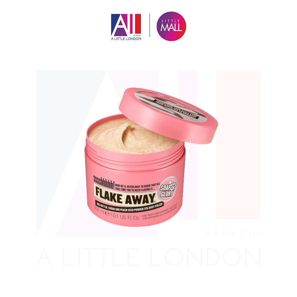 [TOP 1 SHOPEE] Tẩy da chết toàn thân Soap & Glory Flake Away Body Polish Scrub (Bill Anh)