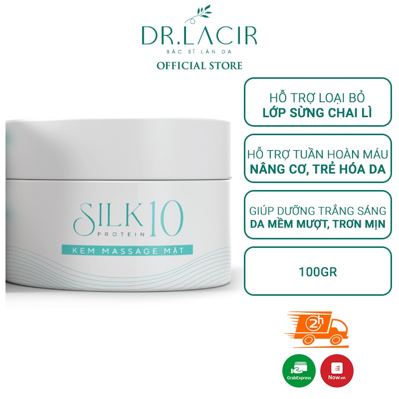 Kem Massage Mặt Silk Protein 10 Dr.lacir 100ml DR46