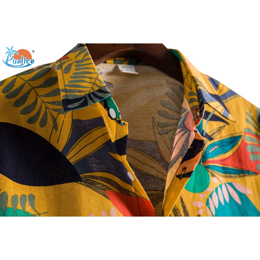 Áo sơ mi tay ngắn in họa tiết độc đáo cho nam