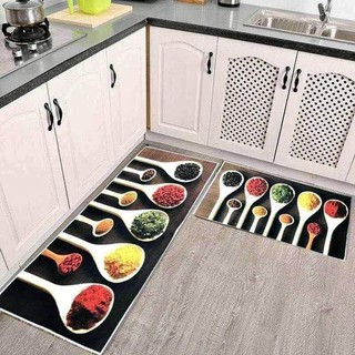 Thảm bếp đôi 3d cao cấp dày đẹp chống trơn trượt