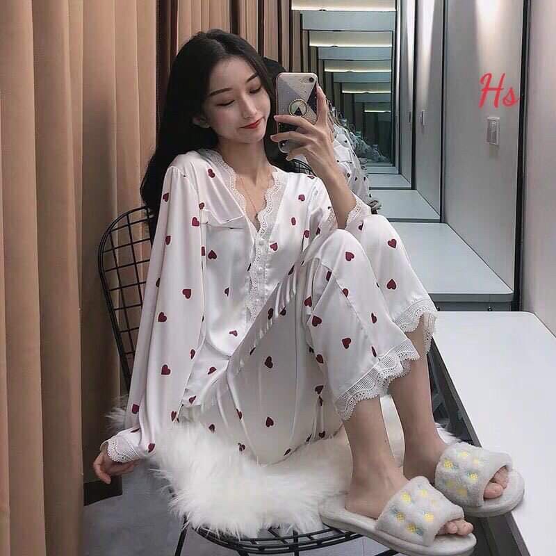 Bộ trái tim viền ren HS6