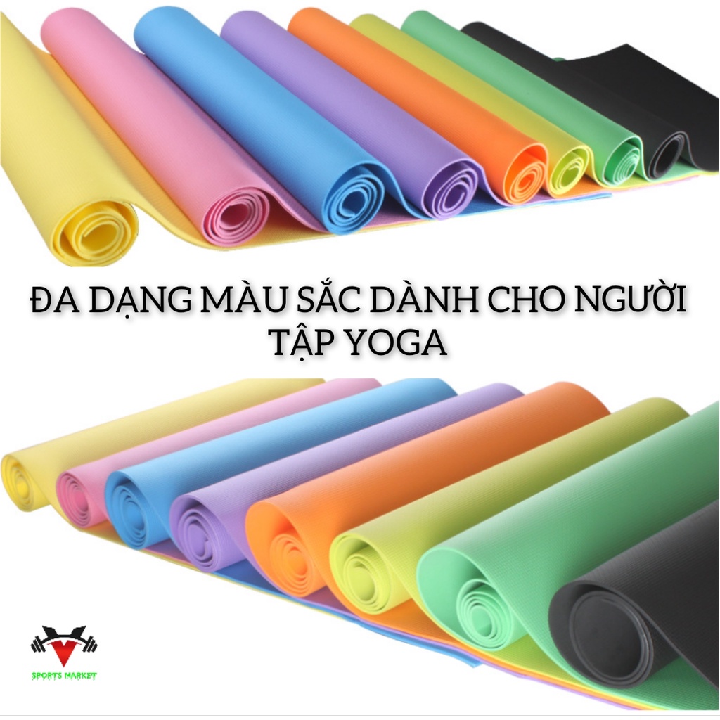 Thảm Tập Yoga chống Trượt, Miếng tập Yoga, Gym Thể Dục Tại Nhà, Công sở, văn Phòng