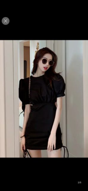 [Mã FATHANG5 giảm 10K đơn 50K] Đầm bozip dây rút khoét eo dự tiệc 2 màu siêu phẩm | BigBuy360 - bigbuy360.vn