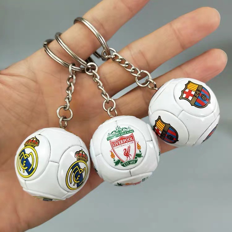 Móc khóa bóng logo đội bóng Mu - RealMadrid - Chelsea - Barcalona - Arsenal - Liverpool