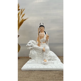 01 Tượng lẻ văn thù phổ hiền 30cm composite