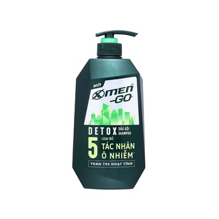 Dầu gội X-Men Go DETOX Than Tre Hoạt Tính 630G