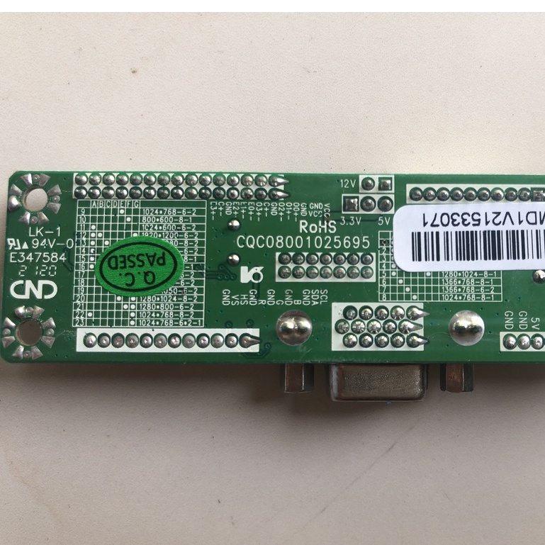 BOARD ĐỘ LCD ĐA NĂNG  NGUỒN 12V