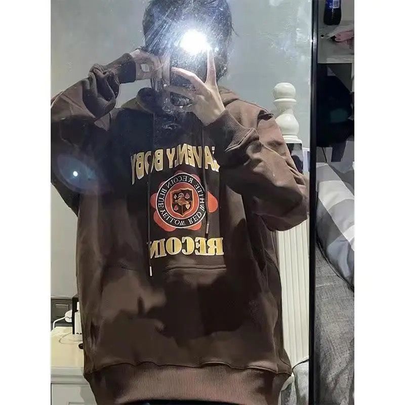 【Keroro】Áo hoodie màu nâu siêu tôn da | BigBuy360 - bigbuy360.vn