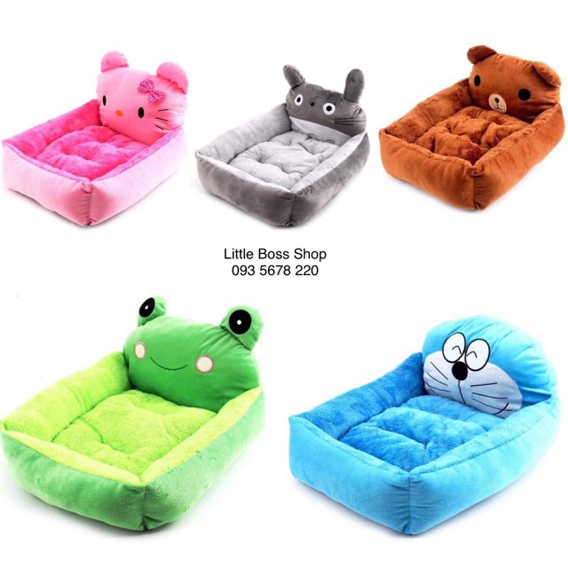 Nệm hình thú cho cún mèo 🐼🐶🐯🐸