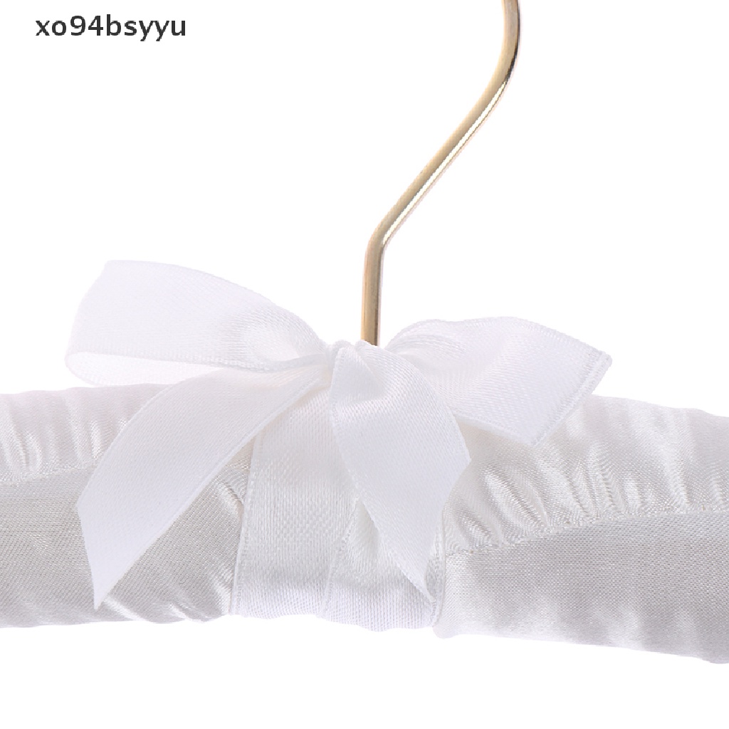 [Xo94Bsyu] 5 Móc Treo Quần Áo Bằng Satin Đệm Mềm Sang Trọng